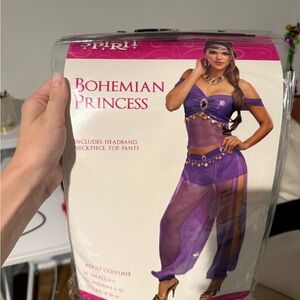 Bohemian Princess Halloween Costume in Purple